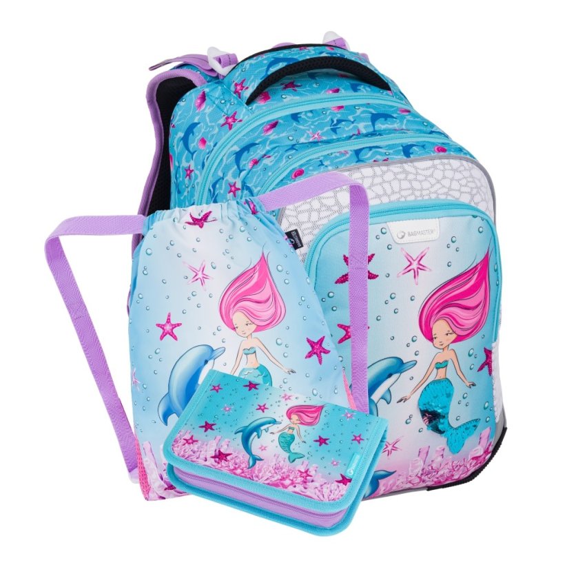 Bagmaster Malý set LUMI 24 A (batoh + penál + sáček na TV + malý sáček))