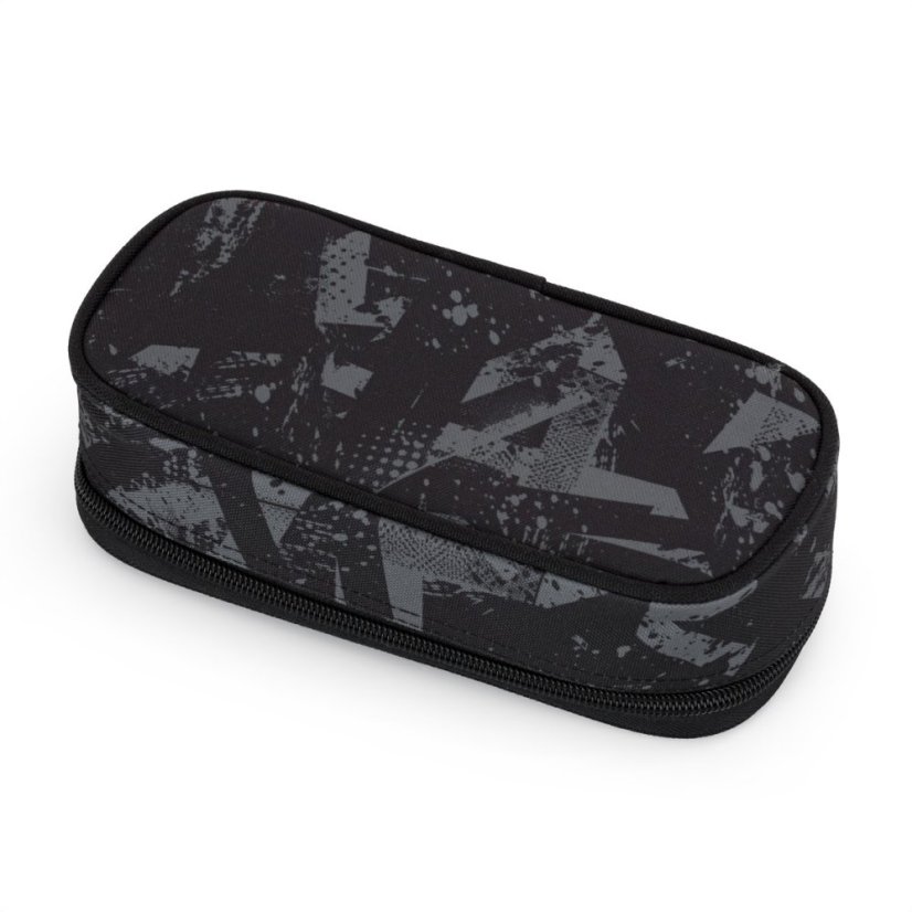 Bagmaster školní set NOMAD 25 B – černo-šedý (batoh + penál)