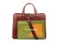 Giglio leather Dámská kožená crossbody aktovka 3920 hnědá