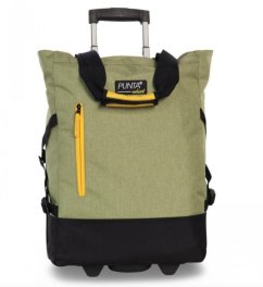 Nákupní taška na kolečkách 10183-0709 Punta wheel Hellgrün/gelb