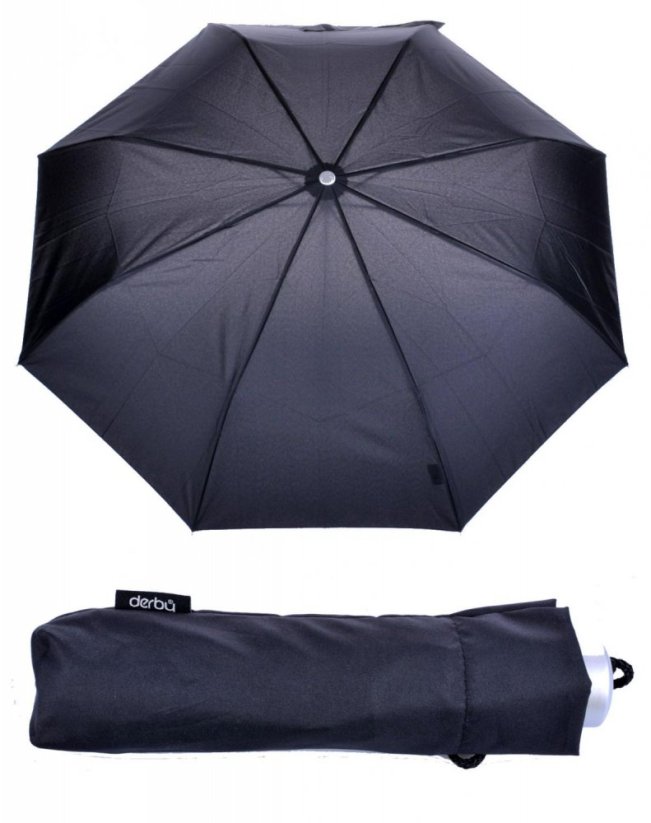 Skládací odlehčený černý deštník Mini Light uni 722166CZ