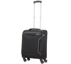American tourister Malý černý cestovní kufr - kabinové zavazadlo HOLIDAY HEAT SPINNER 55/20 BLACK 106794-1041