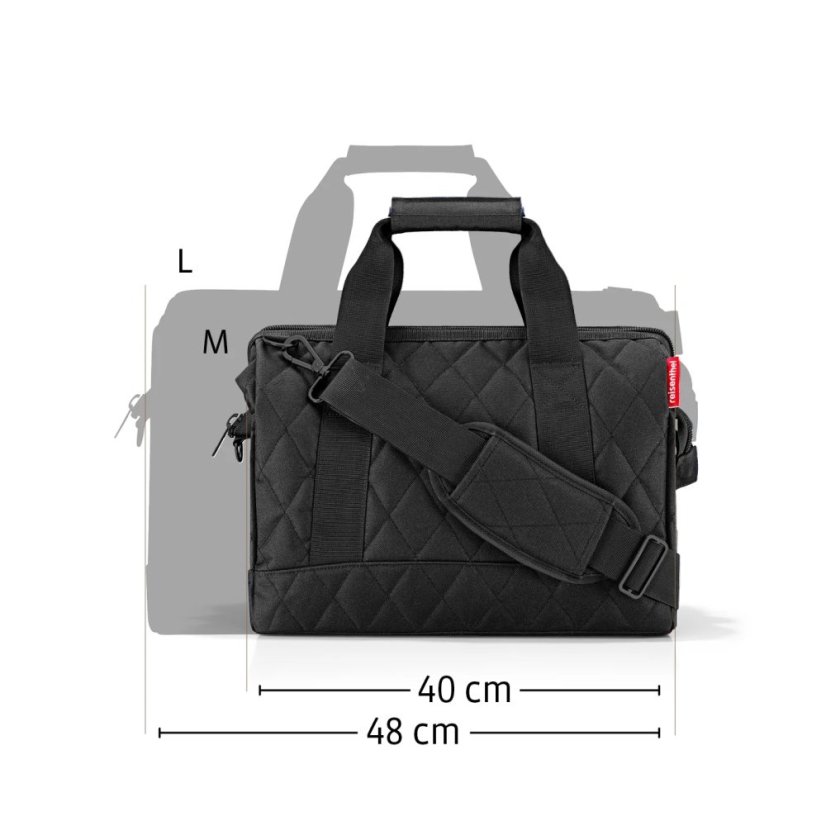 Cestovní taška Reisenthel Allrounder M bouclé black 18L  MS7094