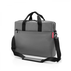 Reisenthel Workbag canvas grey - pracovní taška na notebook 15" šedá US7050