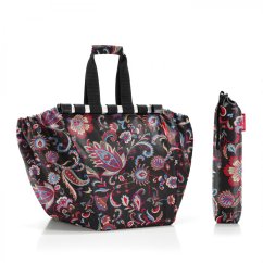 Nákupní taška do nákupního košíku Reisenthel Easyshoppingbag paisley black UJ7064