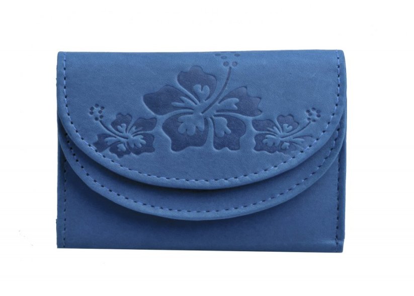 Dámská malá modrá peněženka 7116-B modrá