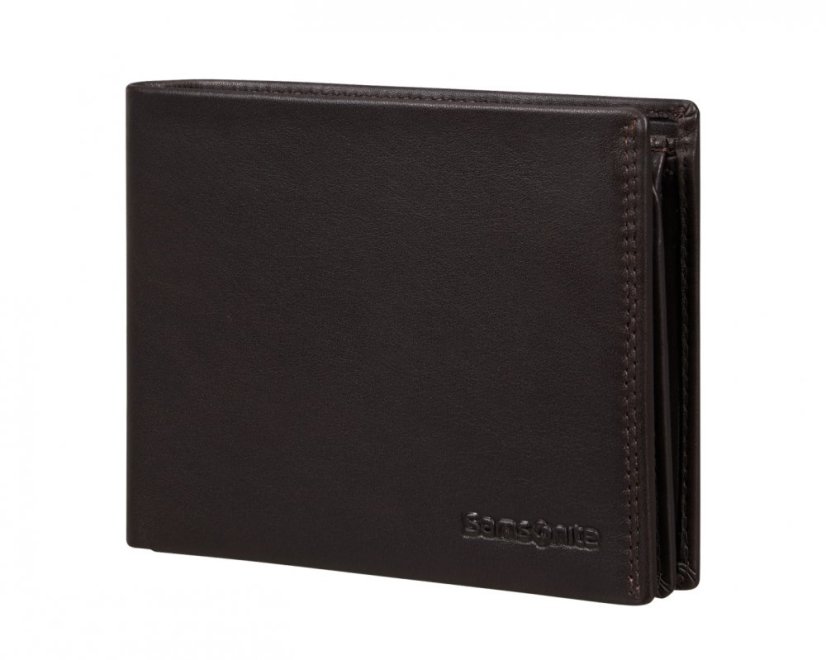 Samsonite Attack 2 SLG 047 pánská kožená peněženka hnědá 144446-1320