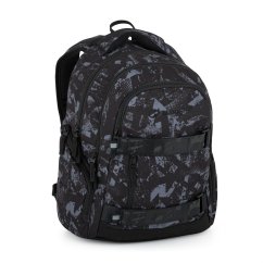 Bagmaster školní  batoh NOMAD 25 B – černo-šedý