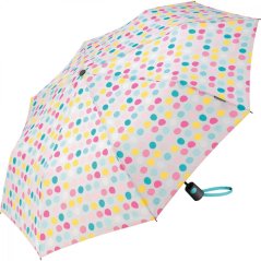 Dámský a dívčí vystřelovací deštník Mini AC Big Dots 56846 šedý