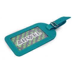 Arwel kožená visačka na zavazadlo 619-5405 tyrkysová