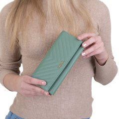 Segali Dámská peněženka kožená SEGALI 50511 lt.green
