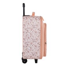 Dětský kufr junior active 20672-5700 růžový motiv Kočička