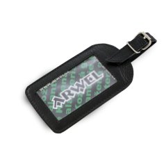 Arwel kožená visačka na zavazadlo 619-5405 černá