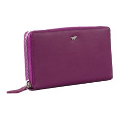 Dámská kožená peněženka Braun Büffel JOY s RFID ochranou – Purple Plum 41355-294-084