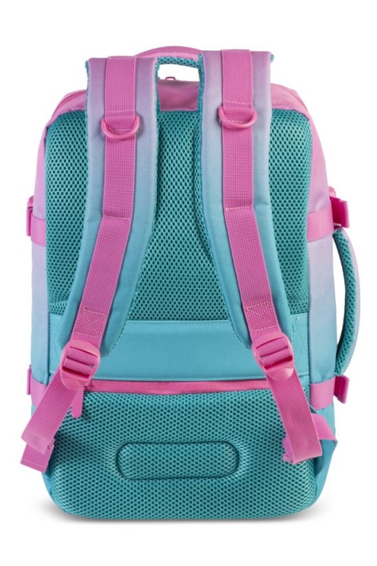 BESTWAY Batoh do letadla 40 x 25 x 20 cm  cabin pro Small 40290-2522 modro/růžový