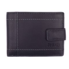 Pánská peněženka kožená SEGALI 7515L černá