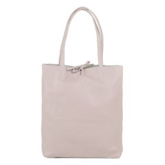 MaxFly velká kožená kabelka 5282 béžová