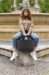 Reisenthel Shoppingbasket BE7003 black – moderní nákupní košík