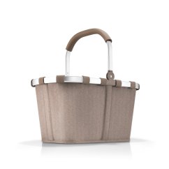 Reisenthel Nákupní koš Carrybag Frame Herringbone Mokka – 22 l, BK6054