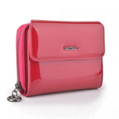 Dámská peněženka z lakované kůže Carmelo 2104 G FUCHSIA
