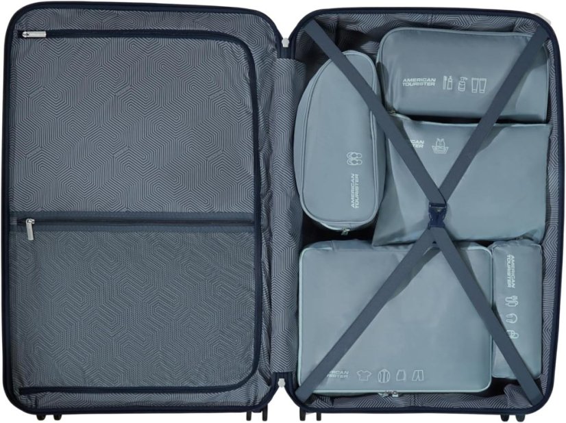 American Tourister  sada cestovních organizérů 5 ks Stone Blue/Blue 159210-A922