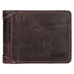 Pánská kožená peněženka Lagen 511461 hnědá
