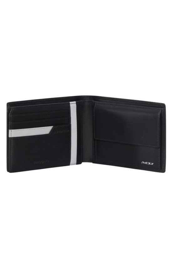 Samsonite pánská kožená peněženka Pro-DLX 6 C823 černá 144537-0413