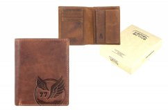 Pánská kožená peněženka RFID SAFE hnědá 280-703-29