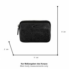 Kožená klíčenka Camel Active WAVE 368-701-60 černá