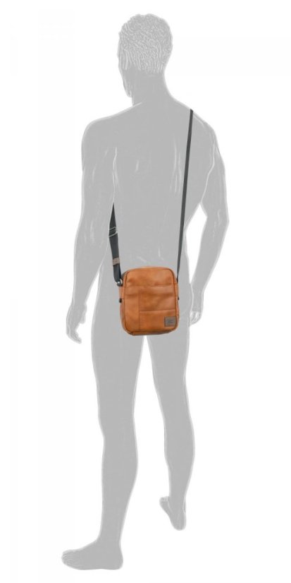 Camel Active taška přes rameno LAOS CROSS BAG S  001568 světle hnědá