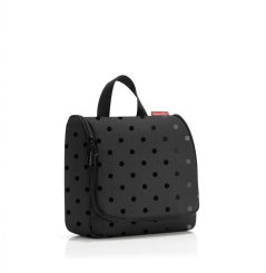 Toaletní taštička Reisenthel Toiletbag Glossy dots black WH7075