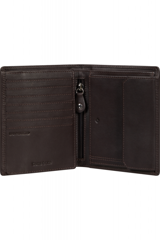 Samsonite Attack 2 SLG 147 pánská kožená peněženka hnědá 144451-1320
