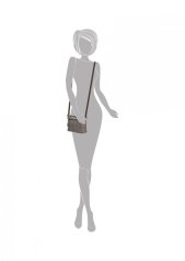 Malá crossbody kabelka Enrico Benetti Zoë 66907-124 šedá