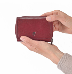 Dámská kožená peněženka Cosset 4511 komodo bordeaux