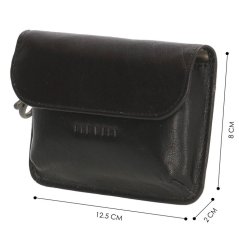Kožená klíčenka RFID 18086-001 černá