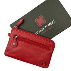 Klíčenka kožená OR-762 červená