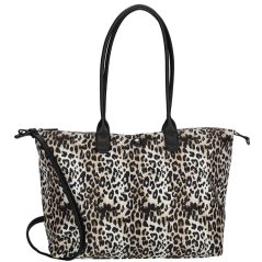Enrico Benetti Claire Shopper - Stylová velká béžovo-černá kabelka 25001-406