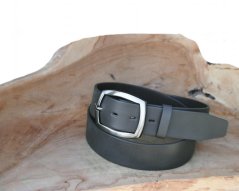 Dámský kožený opasek Penny Belts 4750 tmavě šedý
