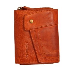 Dámská kožená peněženka 10735F hnědá - cognac