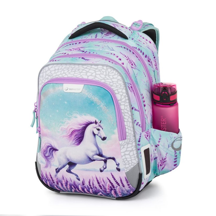 Bagmaster LUMI 26 B – kůň, lehký ergonomický batoh pro prvňáčky