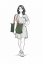 Enrico Benetti Claire Shopper - Stylová velká kabelka 25001-029 zelená