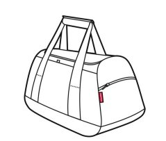 Cestovní taška přes rameno Reisenthel Activitybag black MX7003