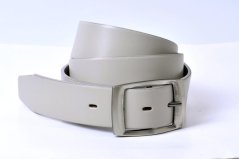 Penny Belts Kožený dámský pásek 4451 světle šedý