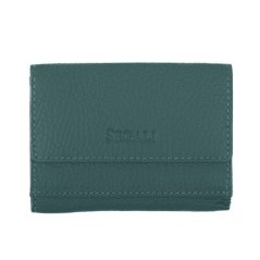 Segali Malá kožená peněženka SG-1756 rain storm