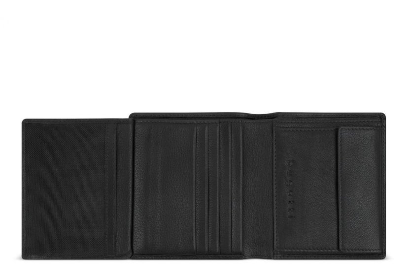 Bugatti Black Magic pánská kožená peněženka 49123401 černá