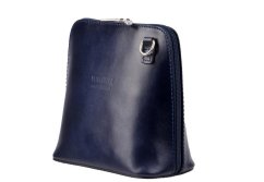 Giglio leather malá dámská kožená kabelka 133 tmavě modrá