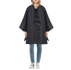 Pláštěnka mini maxi poncho black AN7003 černá