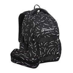 Bagmaster školní set  NOMAD 25 A – černo-bílý (batoh + penál)