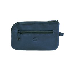 Velká kožená klíčenka 1039-B modrá