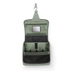 Reisenthel Toiletbag XL Twist Sage WO5048 – velká cestovní kosmetická taška se závěsným háčkem